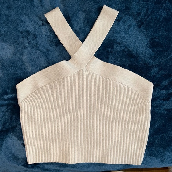 Babaton Sculpt Knit Criss Cross Top - Picture 4 of 6